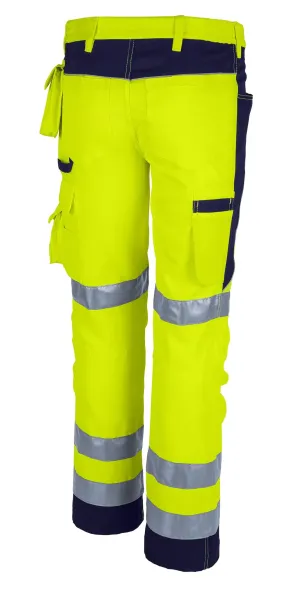 Warnschutz Bundhose Qualitex PRO WS warngelb/marine